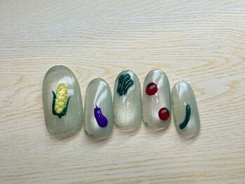 アルク バイ ネオリーブ 荻窪店(arc by neolive)/定額/夏野菜ネイル