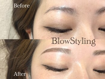 シュシュ(chou chou)の写真/【仕上げのメイク付き*似合わせブロウスタイリング¥5000/眉毛パーマ¥6000】似合う眉毛やメイク方法も伝授◎