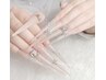 【EXTRA LONG 5XL】10本チップ長さ出しちゅるんワンカラー
