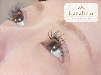 ラナフルドットコー(Lanaful.co)の写真/最新技術LEDエクステ導入！！LED、ダブルフラットの圧倒的持続力☆自まつ毛が少ない/ボリュームアップ