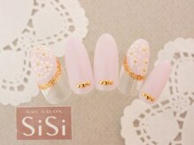 シシ(SiSi)/ホロフラワー＆丸フレンチ★