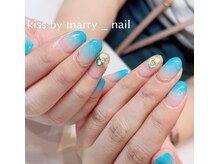 キスバイマリー(kiss by Marie)の雰囲気（夏のブルーグラデーション☆新規様¥7150／リピーター様¥7700）