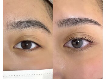 マイ ルーム(mY... room)の写真/大人気「ラッシュリフト×アイブロウスタイリング」の垢抜けセットメニュー★メイクの時短にも♪