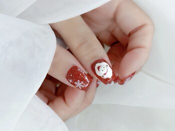 サロン ド リリー(salon de Lily)/《パラジェル》雪だるまネイル
