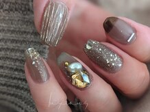 ラシェスキタモト (luscius kitamoto)/キラキラシックネイル