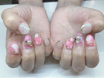 ティーエヌ 本厚木店/夏ネイル☆8000円【8800円税込】