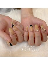 リッシュ ドゥ(RICHE deux)/大人っぽマリンセルネイル