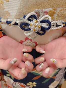 ミアリ(MIARI)/成人式ネイル