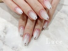 ルーチェネイル 横浜(Luce nail)/ラメグラ×ストーン