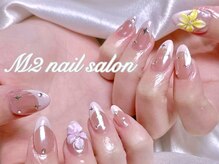 エムズ ネイルサロン(M2)/フレンチクリアオーロラネイル