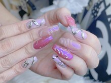 ネイルプリンセス(Nail Princess)/オーロラネイルデザイン