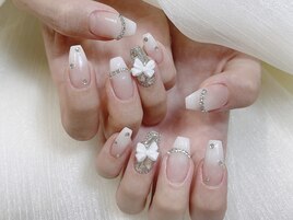 ワンホン風ベビーブーマーネイル