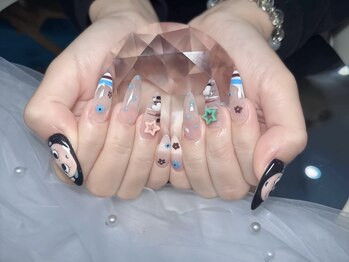 ウミネイル 池袋(UMI NAIL)の写真/韓国ネイルやワンホンネイルが得意★自爪に優しいパラジェル/フィルイン導入店◎[池袋/長さだし/持ち込み]