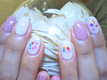 押し花ネイル*