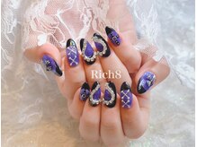 ネイルアンドまつげエクステ リッチエイト 原宿店(Rich8)/スカルプ☆地雷系くりぬきハート