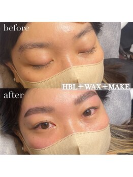 サン ヘアーアンドメイク(Sa N.HAIR&MAKE)/HBL+WAX+MAKE