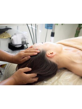 ヘッドスパで癒されたい