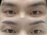 【men's】アイブロウスタイリング☆ワックス脱毛+眉カラー顔の印象チェンジ◎