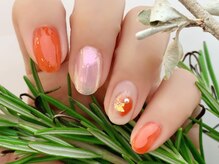 マニペディ ザ サロン 虎ノ門ヒルズステーションタワー店/ミラー・ニュアンスジェル￥9350