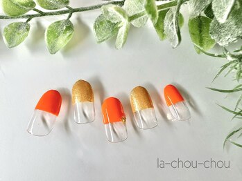 ラーシューシュ(la-chou-chou)/シンプルネイル　¥6500