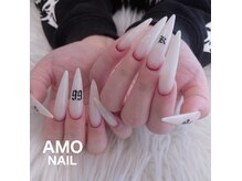 アモ ラブネイルズ 高崎駅前店(AMO Love nails)の雰囲気（2席のゆったりした店内となってます！テレビ完備です！）