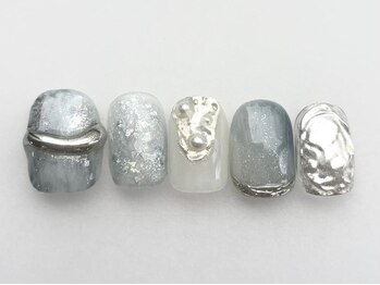 アイネイルズ 池袋店(I-nails)/ミラーブルー