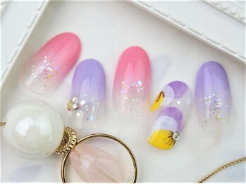 ネイルズガッシュ 大森駅前店(NAILs GUSH)/*パンジーネイル*