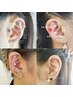 【★☆耳ツボジュエリー☆★】片耳5粒＋プレミアムまつ毛パーマ（上）6250円