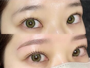 ロレインブロウ 薬院店の写真/人気の韓国束間まつげもロレインにお任せ★きれいな韓国まつげはロレインブロウのまつげパーマで作る♪