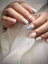 サンバイエム(#3/M)/担当Yukino数秘ネイル