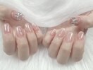 ラメグラデーションネイル