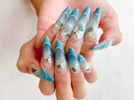 圧倒的なお洒落ネイル♪