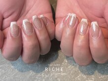 リッシュ(RICHE)/春のパステルピンクフレンチ