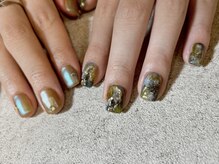 ユイル(Uill)/非対称ネイル☆M+M/M+L/L+L