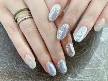ウインド トータルビューティーサロン(WIND Total Beauty Salon)/ホイルでネイル