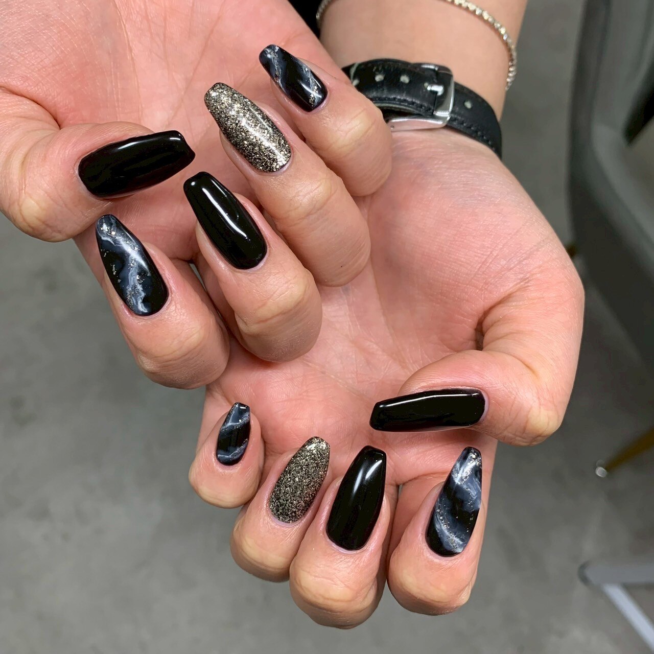 ネイルチップ オーダー マリーンセル マグネット 埋めつくし 大人