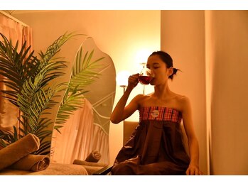 チャヨンの写真/【お得なペア割】冷え/首肩こり/腰痛/妊活◎4種のこだわり韓国よもぎから選べる★よもぎ蒸し2名30分¥8400