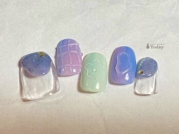 ネイルサロン トゥデイ 心斎橋店(Today)/volume art ¥10300→¥6800