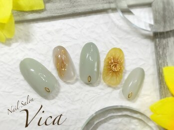 ヴィカ(Vica)/ひまわりぷっくりデザイン☆