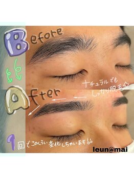 ルアン 表参道店/メンズ美眉毛スタイリング