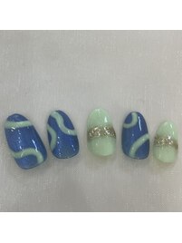 2024年8月定額ネイル3-2