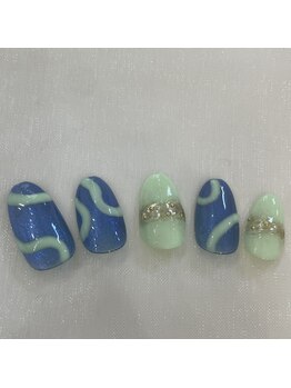 ネイルサロンノイ 経堂店(noi)/2024年8月定額ネイル3-2