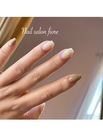 春ネイル チューリップネイル