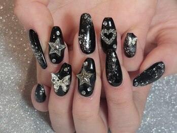 キャッツアイ東京 新宿店(Cat's eye TOKYO)/ゴテゴテネイル