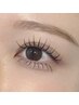 【ナチュラルEYE】上まつ毛パリジェンヌ+下まつげエクステ(40本目安)￥9,100