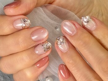 ジャム(JaM)の写真/≪パラジェル・フィルイン対応≫オフィスにも似合うシンプルネイルも美フォルム仕上げで艶めく指先に＊