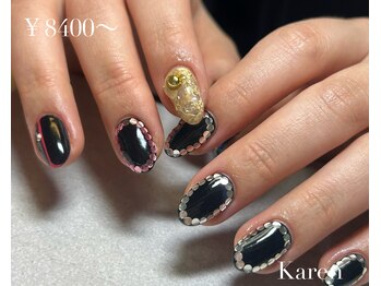 ブラック/きらきら/ゴールド