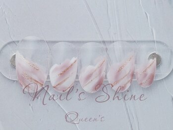 ネイルズシャインクイーンズ(nail's Shine Queen's)/クリアグラデーションアート