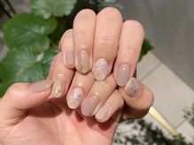 ネイルズ ララ(nails Lala)/大理石。