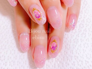 ビジュネイル(Bijou nail)/☆6130☆フラワードーム